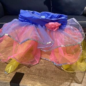 Weissman Blue and Yellow Tutu Skirt
